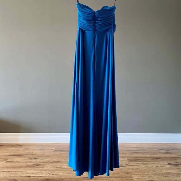 Dessy Collection Sweetheart Strapless Dress - Picture 2 of 6